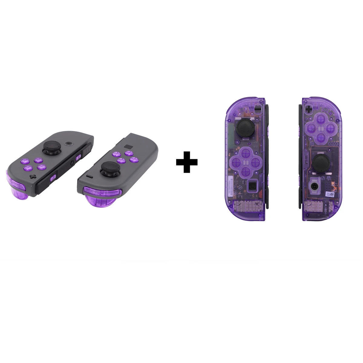 Nintendo Switch Joy-Con Controller Shells - Clear Series