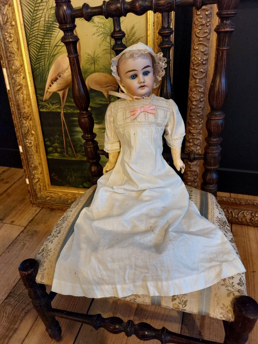 POUPEE ANCIENNE 1902 _TETE Porcelaine 46 cm_No Jumeau