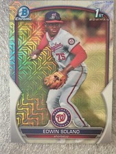 2023 Bowman Chrome Mega Box Mojo Edwin Solano 1st BCP-169 - Bx2