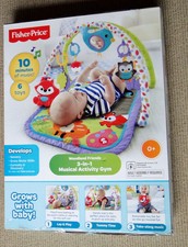 fisher price woodland friends 3 in 1 musical activity gym
