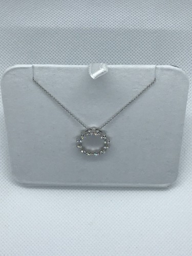 ROBERTO COIN 18K ALTERNATING DIAMOND CIRCLE NECKLACE