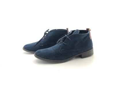Marco Tozzi Damen Stiefel Stiefelette Ankle Boots Blau Gr. 38 (UK 5)