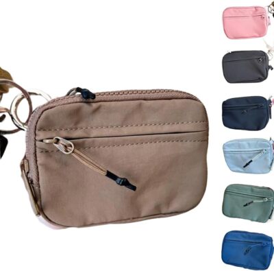 The Iris' Wallet, The Iris Pouch Wristlet, The Iris Card Wallet Keychain Wallet