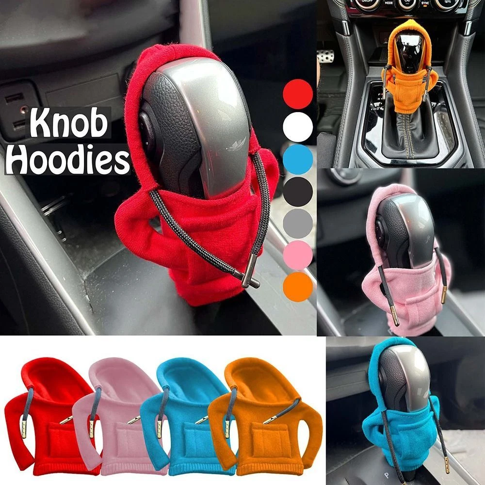 Creative Knob Hoodie Cover Gear Shift Car Interior Knob Hoodie Sweatshirt