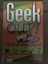 Playroom Entertainment Geek Out! POP Culture Party Card Game Factory Sealed 