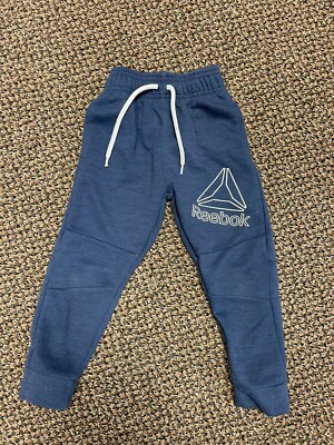 Boys Blue Reebok Jogging Pants Size 4T Very Nice!!!
