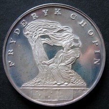 POLAND - 100,000 ZLOTYCH 1990 PROOF Y# 199, FRYDERYK CHOPIN