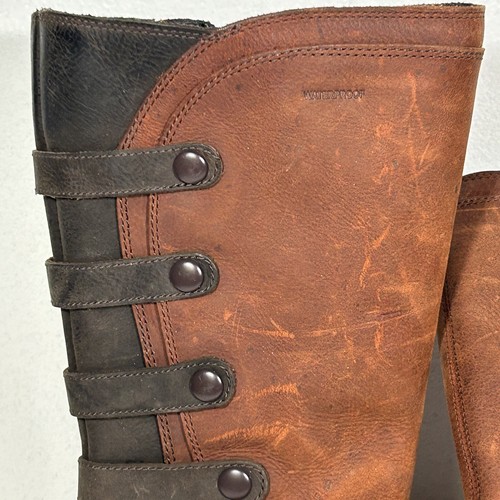 Merrell Captiva Launch 2 Boots Size 7.5 Waterproof Tall Brown Leather Classic - Picture 4 of 9