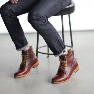 Women’s Nisolo Brown Leather lace up Boots Nisolo All Weather Amalia Boots Womens 9 Leather Lace Up  main image 2