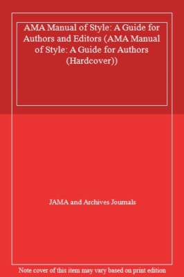 AMA Style Manual: Ein Leitfaden für Autoren und Redakteure (AMA-Handbuch