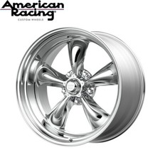 1 American Racing Vintage Torq Thrust Ii Vn515 Polished Wheel 15x7 5x4.5 -6mm
