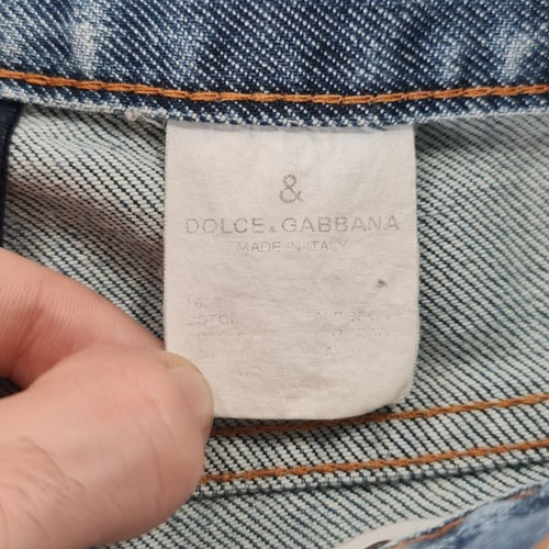 Dolce & Gabbana Womens Short Blue W30 Distressed Bermuda Ripped - Picture 7 of 12