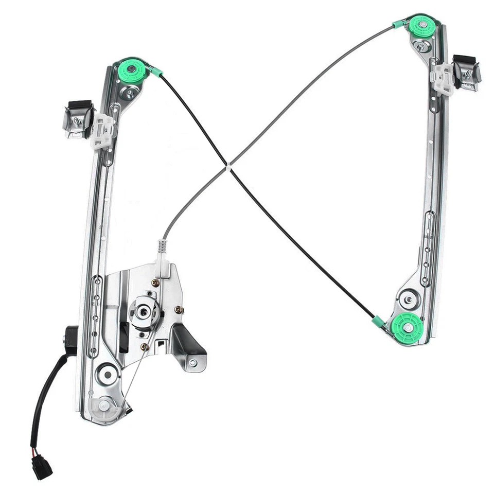 Regulador de ventana eléctrica con motor para Chrysler Pacifica 2004 2005 2006 delantero izquierdo Foto 2 de 4