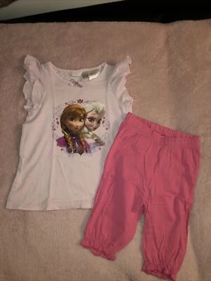 H&M Kurzer Schlafanzug Frozen 86 - Bild 1 von 4