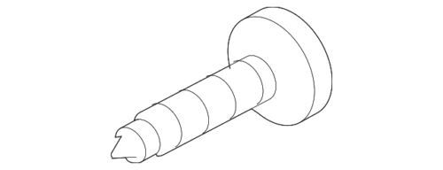 Tornillo de la cubierta del parachoques para Ford (N/P W712919-S900)