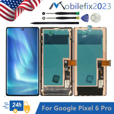 For Google Pixel 6 Pro LCD Display Touch Screen Digitizer  Frame Replace OLED A 