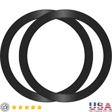 2Pcs Magnetic Grip Metal Ring Sticker iPhone Magsafe Wireless Charger Adapter US