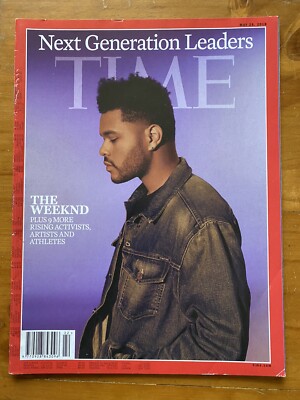 The Weeknd Ariana Grande Next Generation Leaders TIME Magazine 2018 NO LABEL
