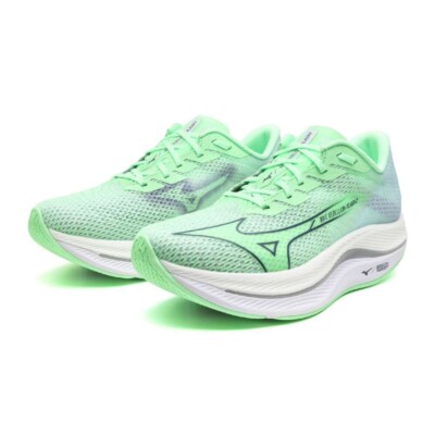 MIZUNO Wave Rebellion Flash 2 J1GC2435 81 Mint Green Dark Navy