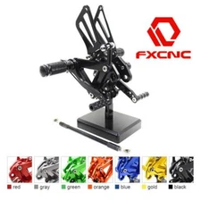 Motorcycle Adjustable Front Rearset Footrest Pegs For  ZX7R 1999-2002