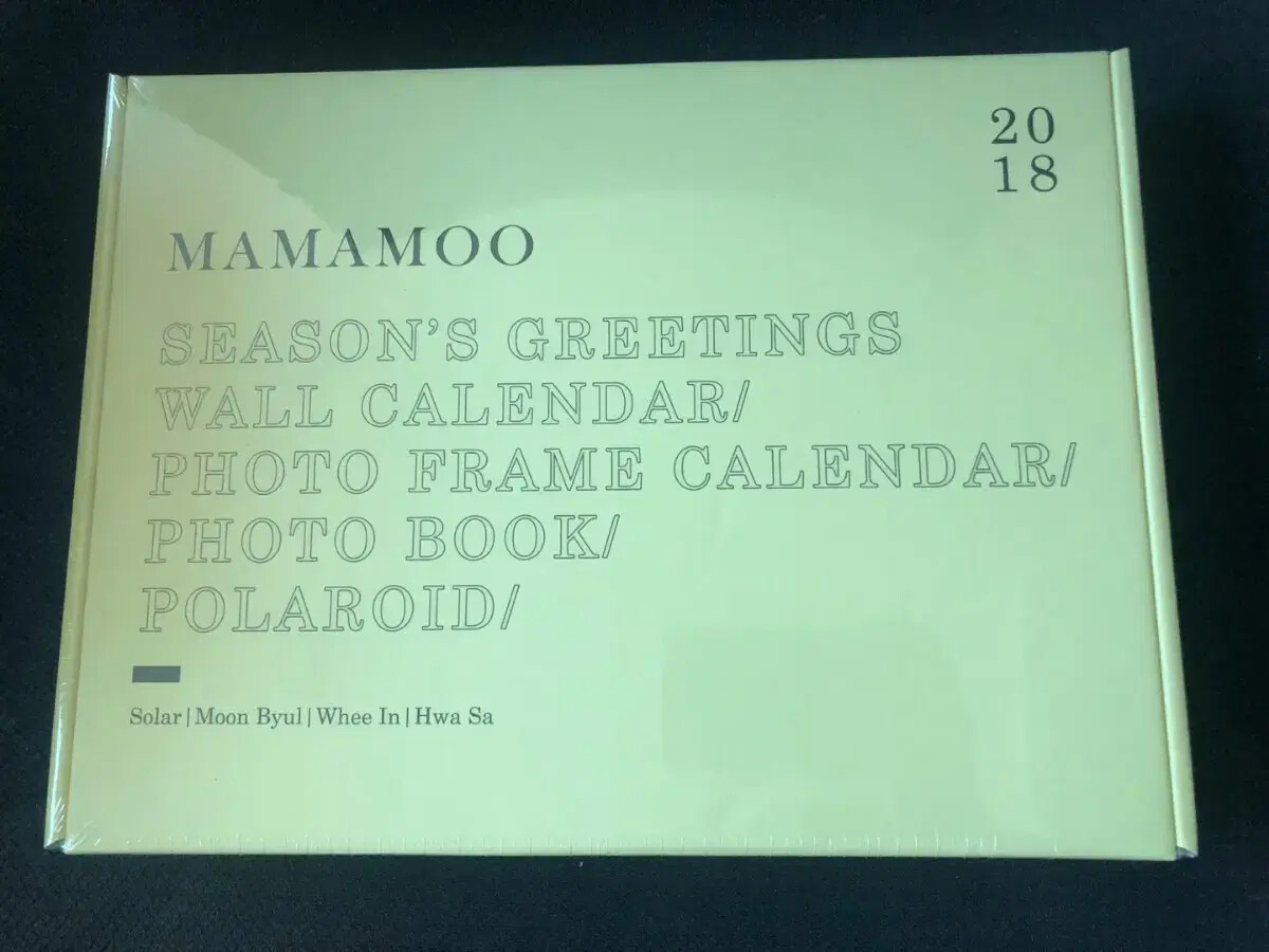 MAMAMOO 2017 2018 season's greetings sealed batch | eBay