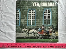 1975 Air Canada's Yes Canada Brochure Booklet Vintage Plane Travel 