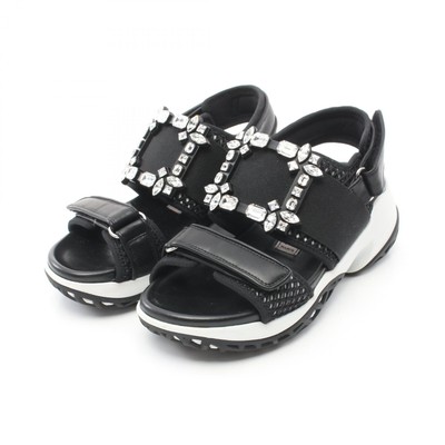 Roger Vivier VIV RUN Sandals Shoes leather Black Used Women #37 | eBay
