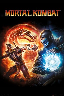 Mortal Kombat 9 Große Gaming Poster 61x91.5 CM 61x91.4cm Neu Versiegelt