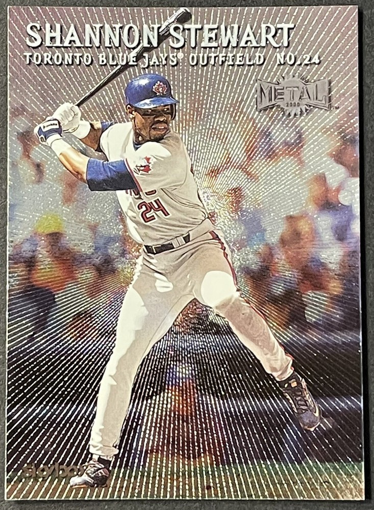 2000 Skybox Metal Baseball #101 Shannon Stewart Toronto Blue Jays