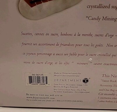 Department 56 North Pole Series Sweet Rock Candy Company