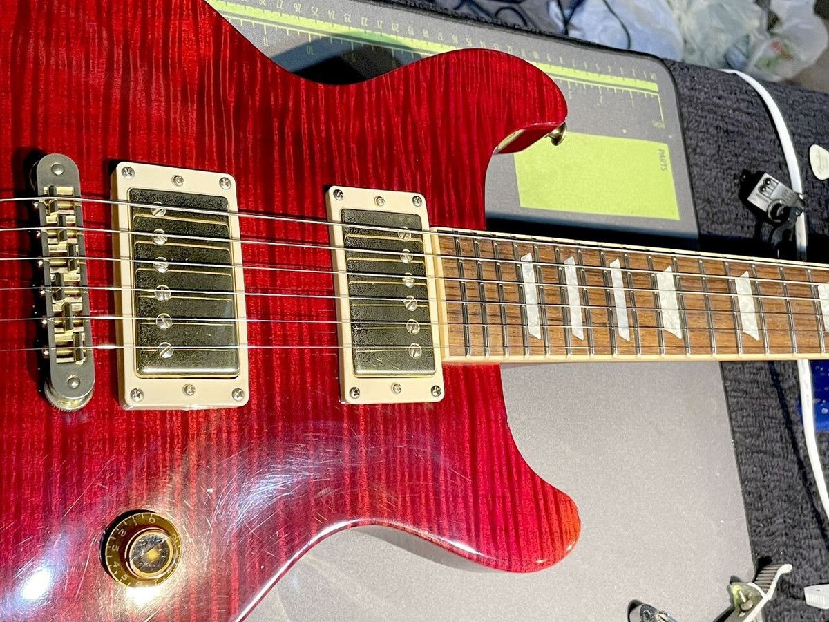 Gibson] Les Paul Standard DC Plus Trans Red 2004 Electric Guitar