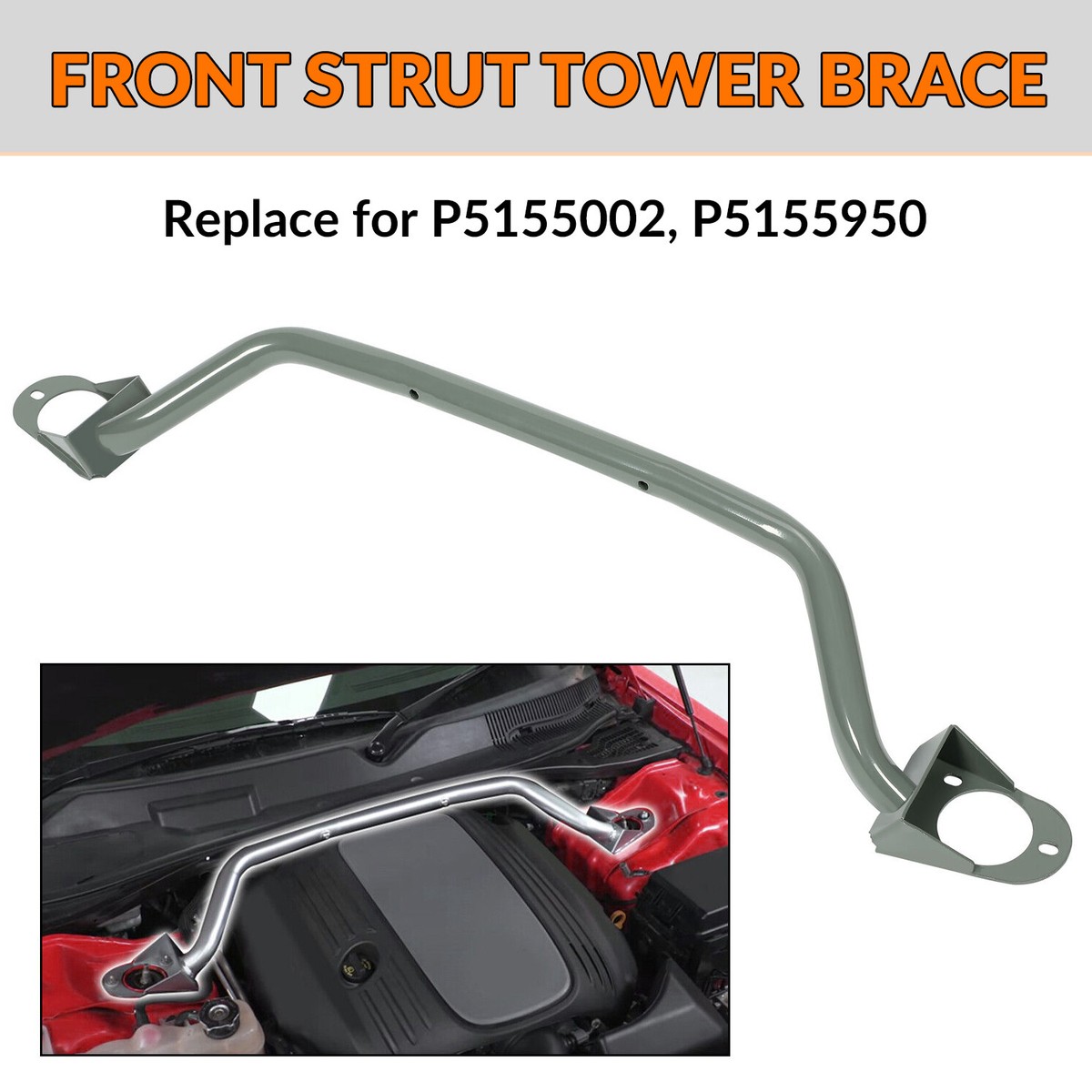 Front Strut Tower Brace For Dodge Charger Challenger / Chrysler