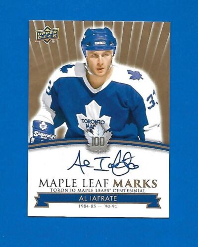 2017-18 TORONTO MAPLE LEAFS CENTENNIAL LEAF MARKS AUTOGRAPH & AKA CARD SEE LIST - Picture 3 of 91