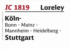 ZLS 74-182= IC 1819 Loreley = Köln-Heidelberg-Stuttgart