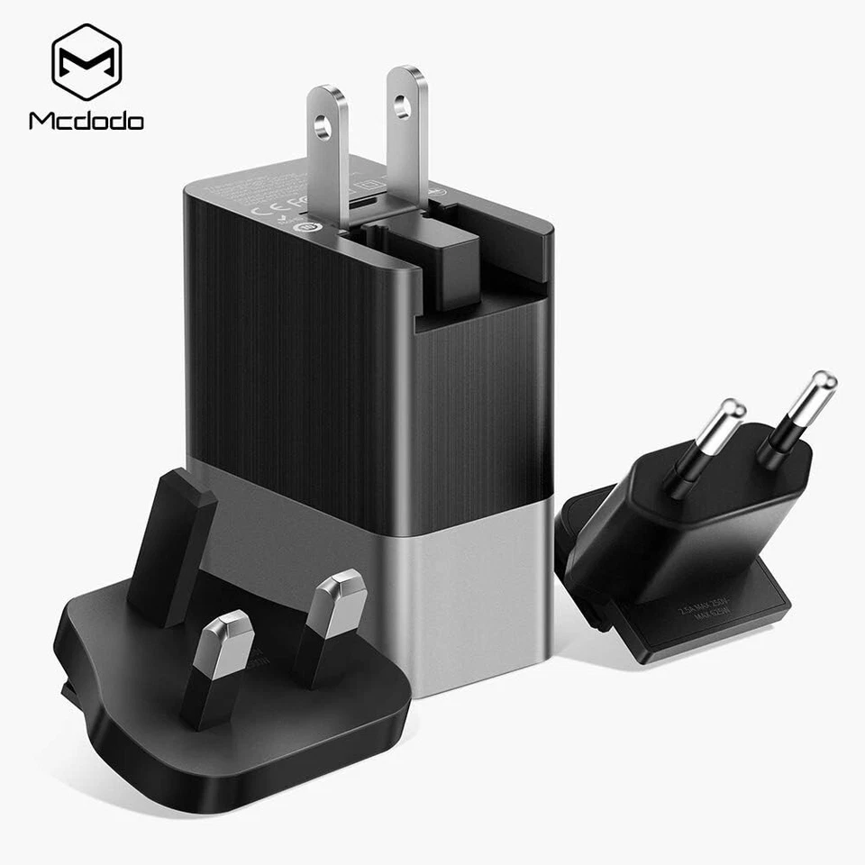 Cargador rápido de pared USB de 3 puertos UE EE. UU. Reino Unido enchufe 2,4 A adaptador de viaje móvil Foto 2 de 4