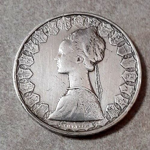 RARISSIMA MONETA 500 LIRE ARGENTO CARAVELLE CONSERVATO PRIMA SERIE