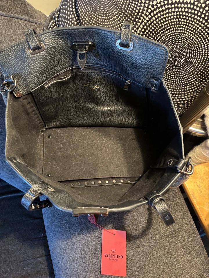 Bolso de Mano Raro Valentino Garavani Rockstud Cuero Tachonado Foto 2 de 4