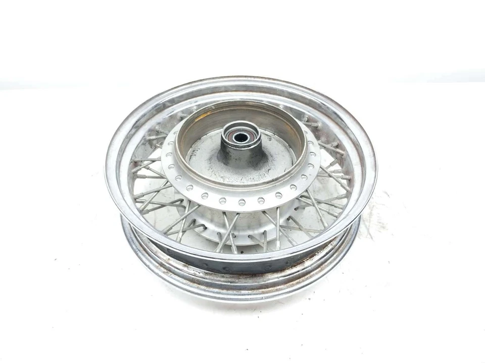 03 Honda Shadow Spirit VT750 Rear Wheel Rim STRAIGHT 15" - Image 3 of 4