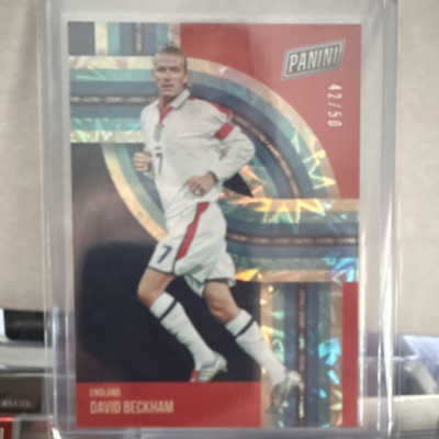 Panini 2021 The National Legends David Beckham England FIFA World Cup Serial #