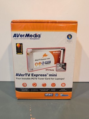 NOS AVerMedia AVerTV Express mini PCTV Tuner Card Laptop 34mm 54mm Sealed 2009