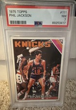 1975-76 Topps - Phil Jackson #111 PSA 7