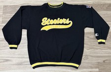 Size L - Vintage 90 s Pittsburgh Steelers Starter Crenweck Sweatshirt