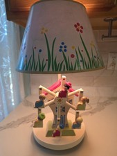 Nursery Originals Ferris Wheel Little People Lamp with Original Shade VTG 1978