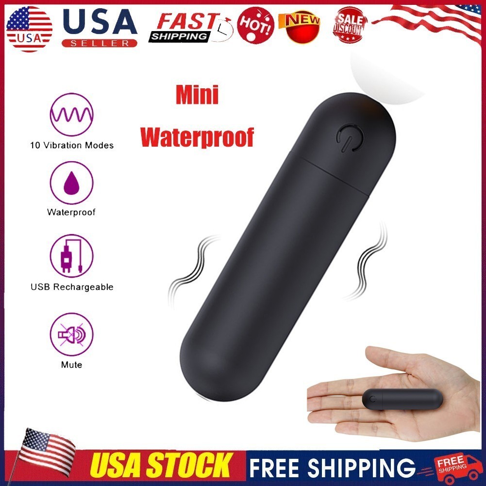 Mini Bullet Vibrator G-spot Clit Dildo Massager Sex Toys for Women Rechargeable