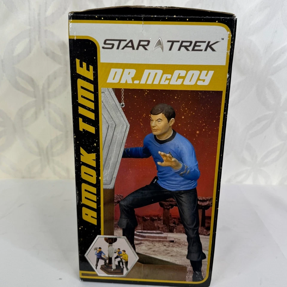 Estatua Star Trek Amok Time Dr McCoy 12/1000 Diamond Select 2007 Serie Original Foto 2 de 4