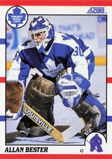 1990-91 Score Hockey #27 Allan Bester