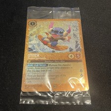 Stitch Carefree Snowboarder 42 Disney Lorcana Promo Cards Holo Sealed Card Alt