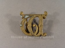 149644: WÜRTTEMBERG Auflage "W" für Schulterklappe, Dragoner-Regiment 26, DR 26