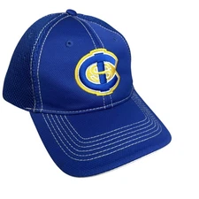 Pacific Headwear Hat Cap Strap Back One Size Mens Blue Mesh Trucker Baseball