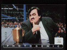 Paul Bearer 2024 Panini Photogenic WWE Silver #86 #/99 WWE LEGENDS
